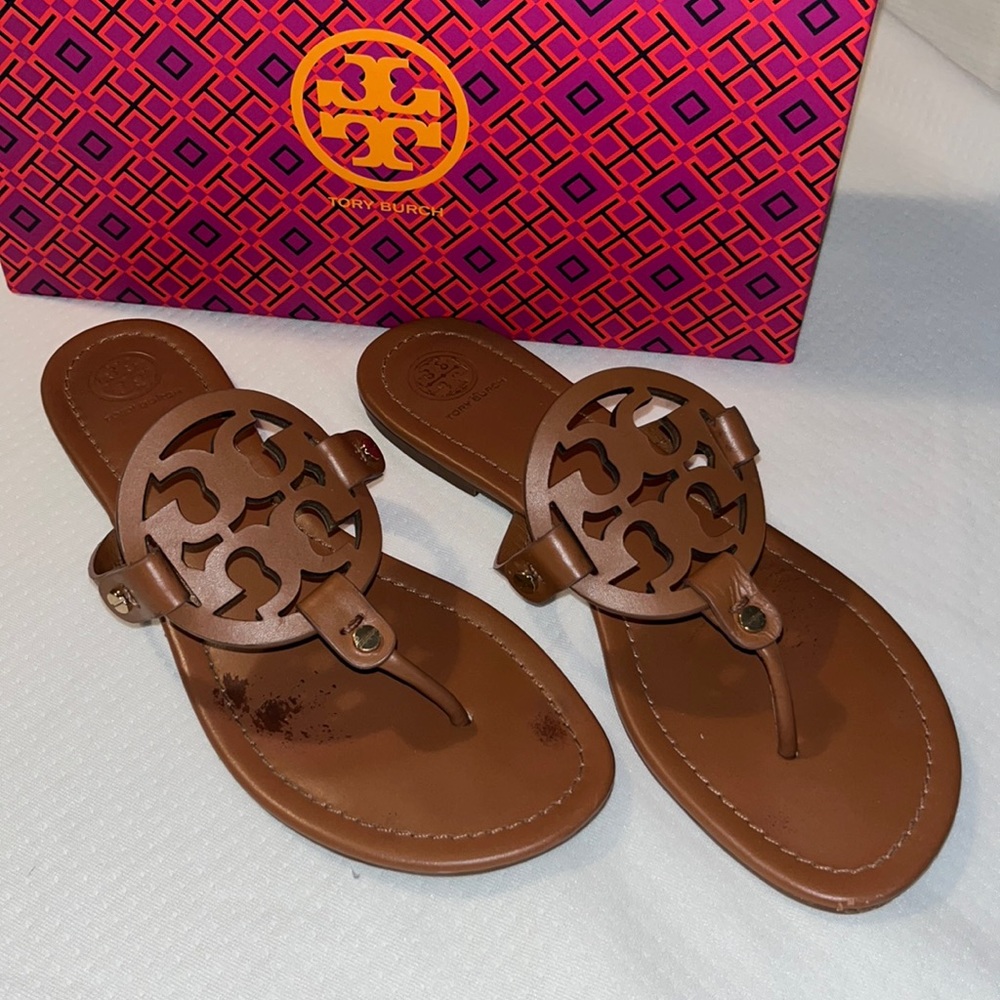 Tory Burch Miller Leather Sandal